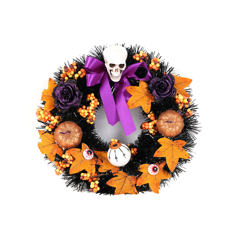 Simulation of Halloween Pumpkin Horror Skull Ornaments Halloween Garland