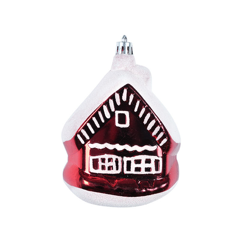 Creative Snowy House Pendant Diy Christmas Tree Arrangement