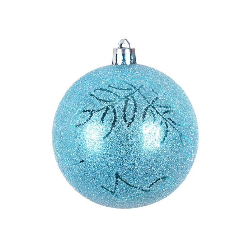 Fine Shiny Christmas Ball Painted Shopping Mall Window Decoration