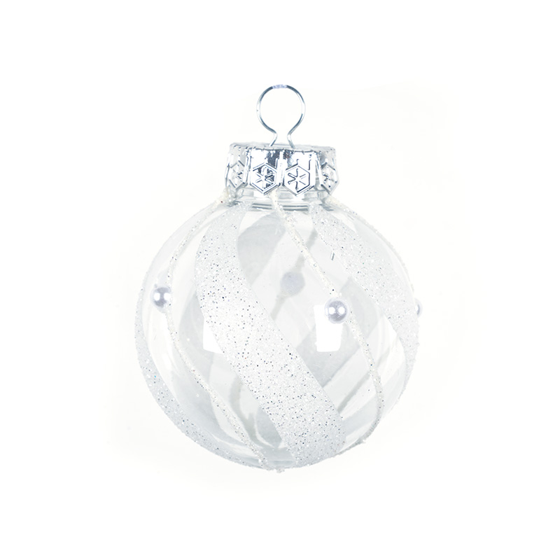 PET Transparent Aluminum Cover Christmas Ball Christmas Tree Ornaments