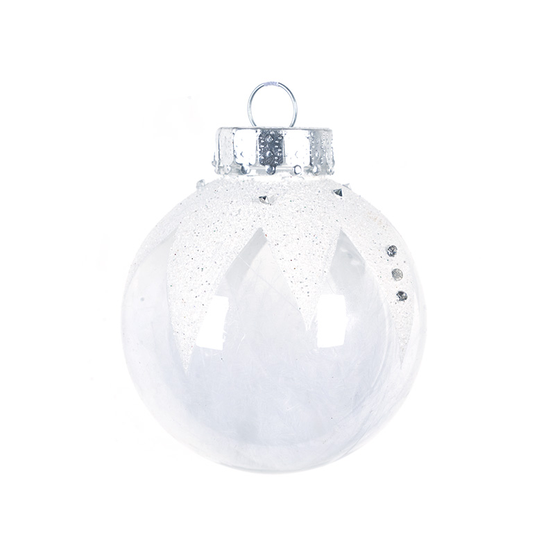 PET Transparent Aluminum Cover Christmas Ball Christmas Tree Ornaments