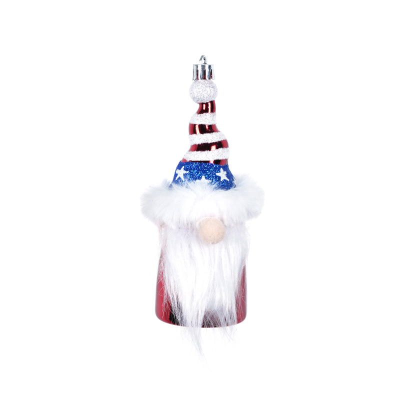 Faceless And Bearded Santa Claus Holiday Decoration Pendant