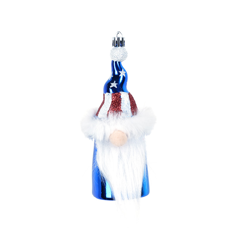 Faceless And Bearded Santa Claus Holiday Decoration Pendant